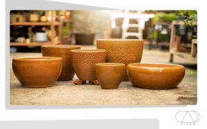 ceramic planter outdoor